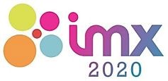 The MX 2020 logo in pink and purple, with different sized orange, yellow, pink, light blue and dark orange circles on the left-hand side. All of this is on a white background.
